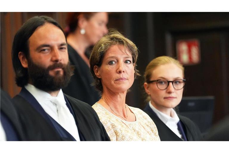 Christina Block will erst einmal von ihrem Schweigerecht Gebrauch machen.