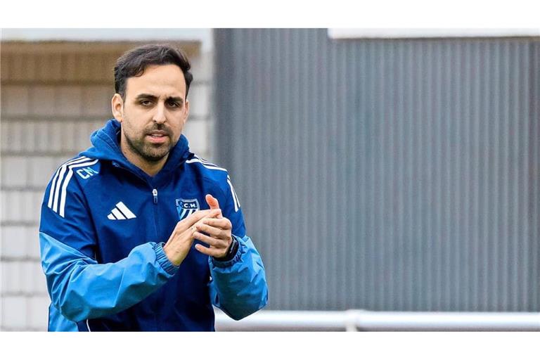 Christos Makrigiannis warnt vor Übermut im Spiel seines FC Marbach gegen den TSV Bönnigheim.