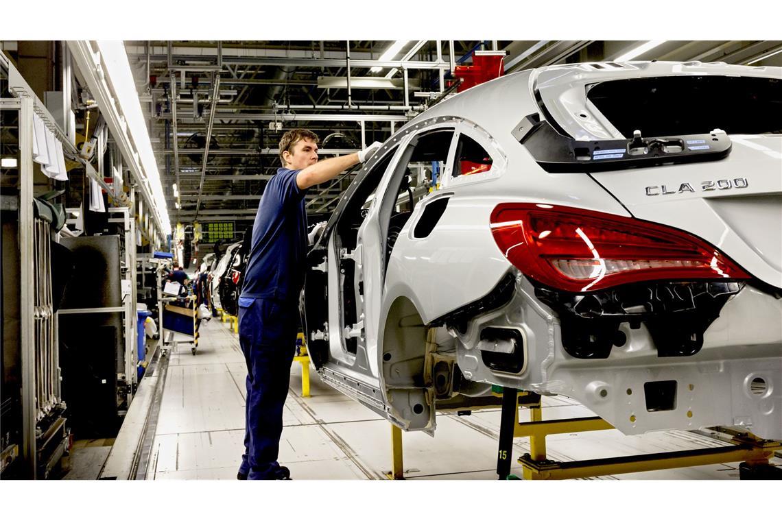 Die Autoindustrie wächst, aber nicht in Deutschland CLA-Fertigung im ungarischen Kecskemét.