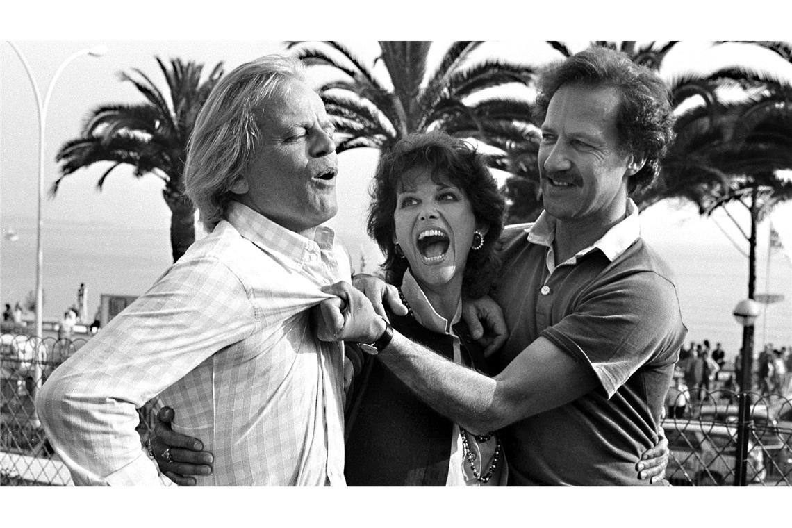 Abschied von einer Ikone - Claudia Cardinale ist tot Claudia Cardinale 1982 bei den Filmfestspielen von Cannes mit Klaus Kinski und Werner Herzog.