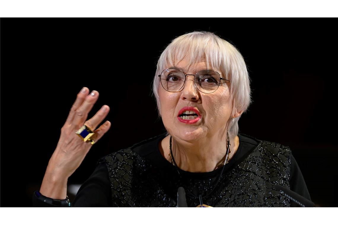 Leipziger Buchmesse mit Festakt eröffnet Claudia Roth beim Festakt zur Eröffnung der Leipziger Buchmesse.