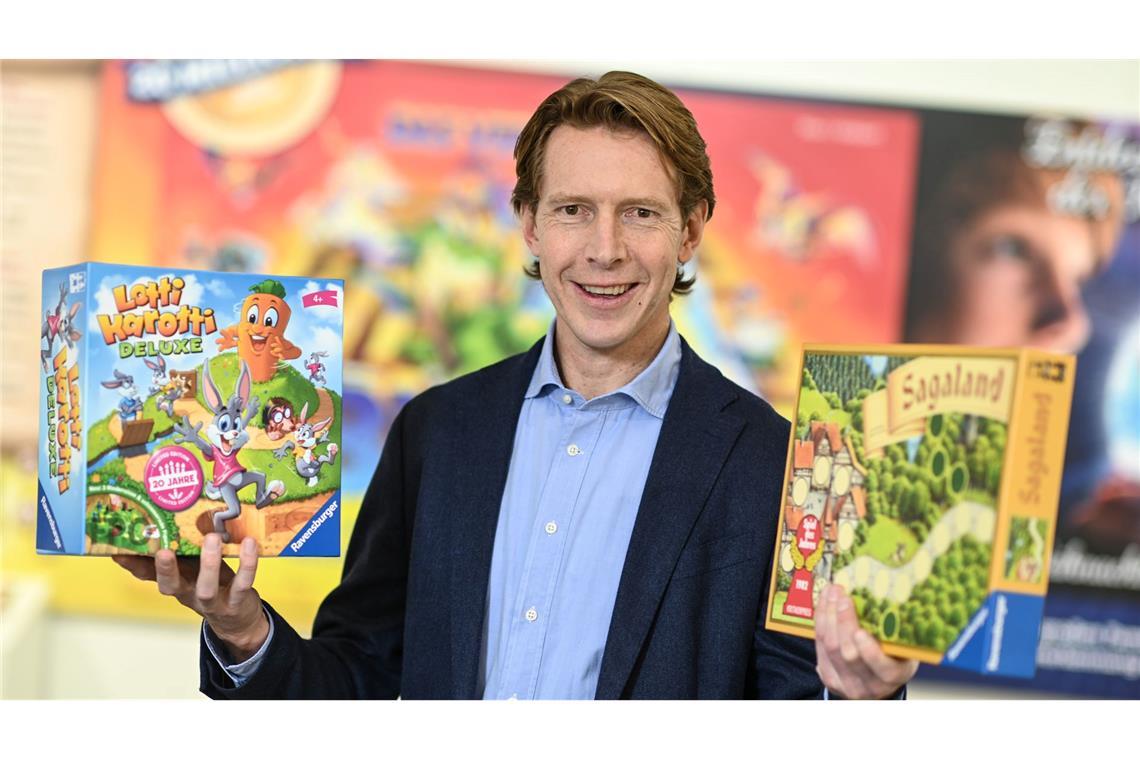 Ein Leben fürs blaue Dreieck: Otto Julius Maier wird 95 Clemens Maier ist seit 2017 der Vorstandsvorsitzende des Spieleherstellers. (Archivbild)