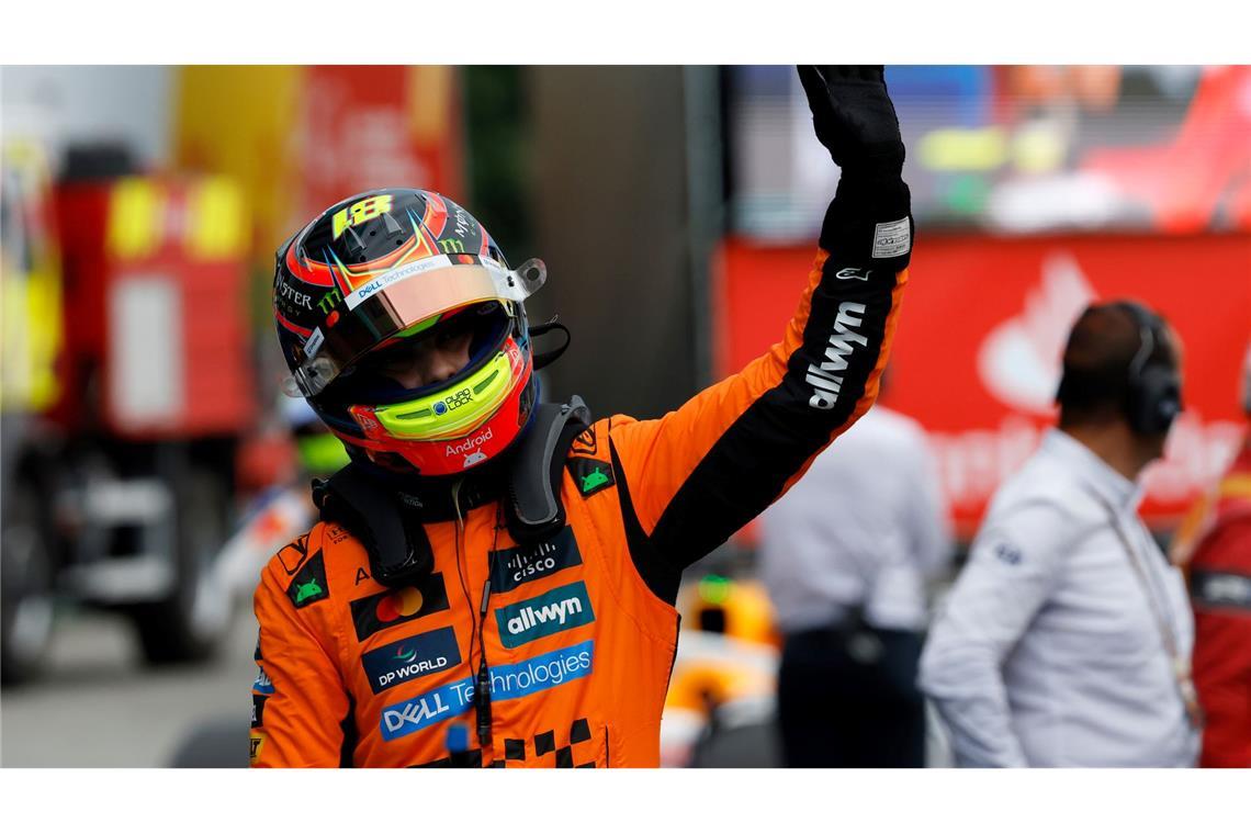 Piastri auf Pole - Lewandowski-Beistand hilft Verstappen Cool und schnell: Pole-Mann Oscar Piastri.