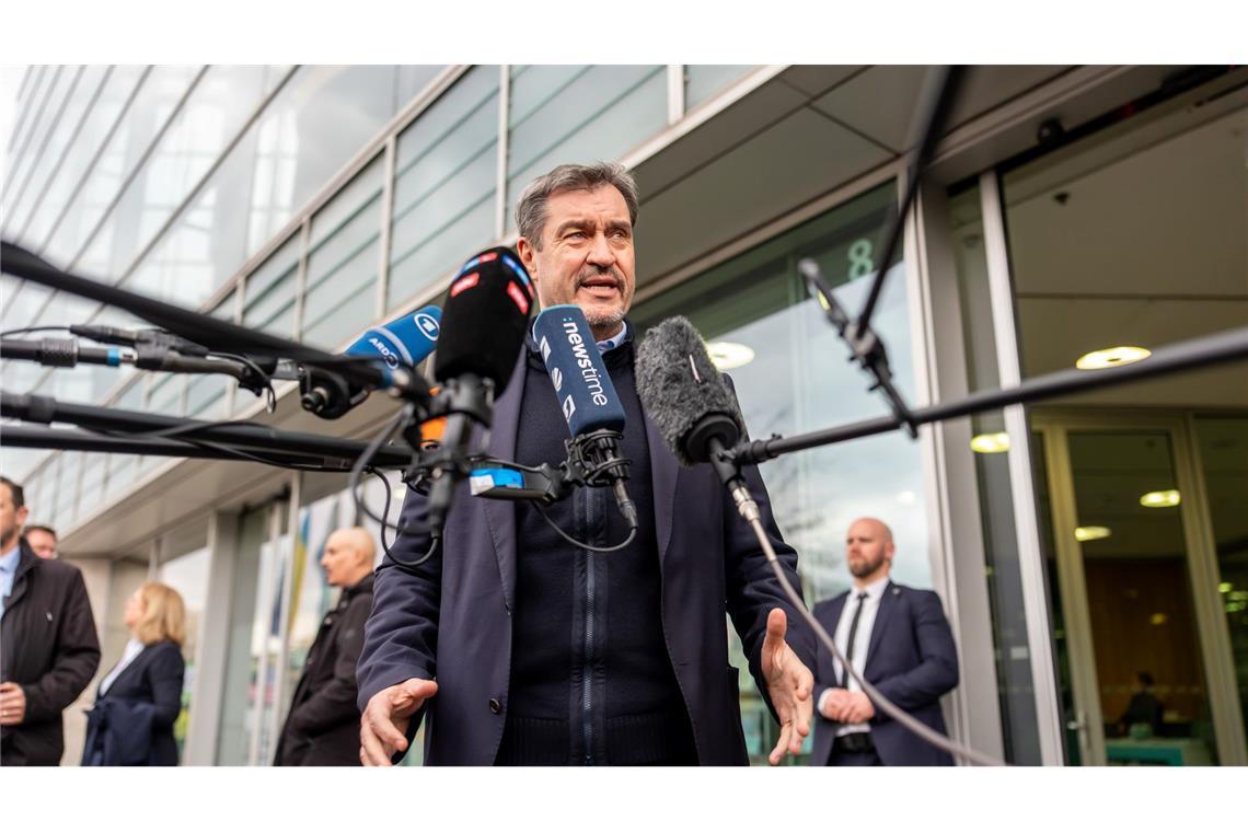 Union und SPD starten Koalitionsverhandlungen CSU-Chef Markus Söder zeigt sich zum Auftakt der Gespräche optimistisch.