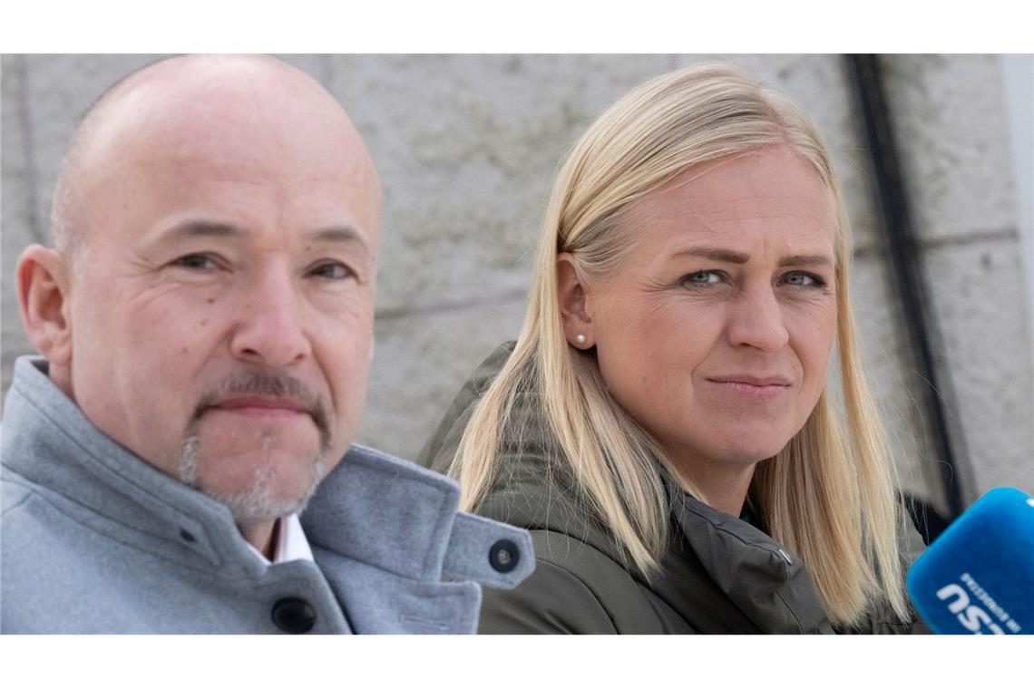 CSU-Landesgruppenchef Alexander Hoffmann - hier beim Treffen mit der finnischen Außenministerin Valtonen, ist strikt gegen jede Form von höheren Abgaben bei Erbschaften.