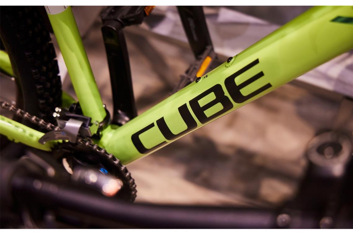 Diese Fahrräder müssen zum Kundendienst Cube-Logo (Symbolbid).