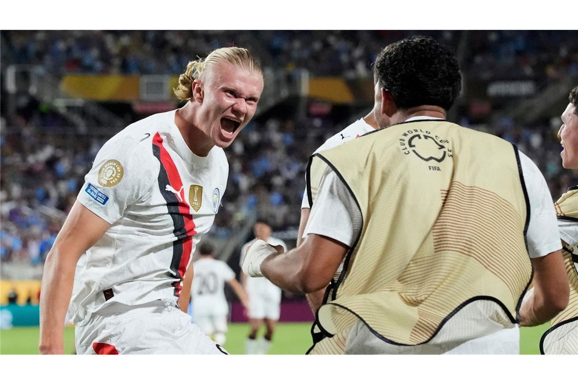4:3-Sensation: Al-Hilal schockt ManCity und Guardiola Da jubelte Erling Haaland noch nach seinem 2:2.