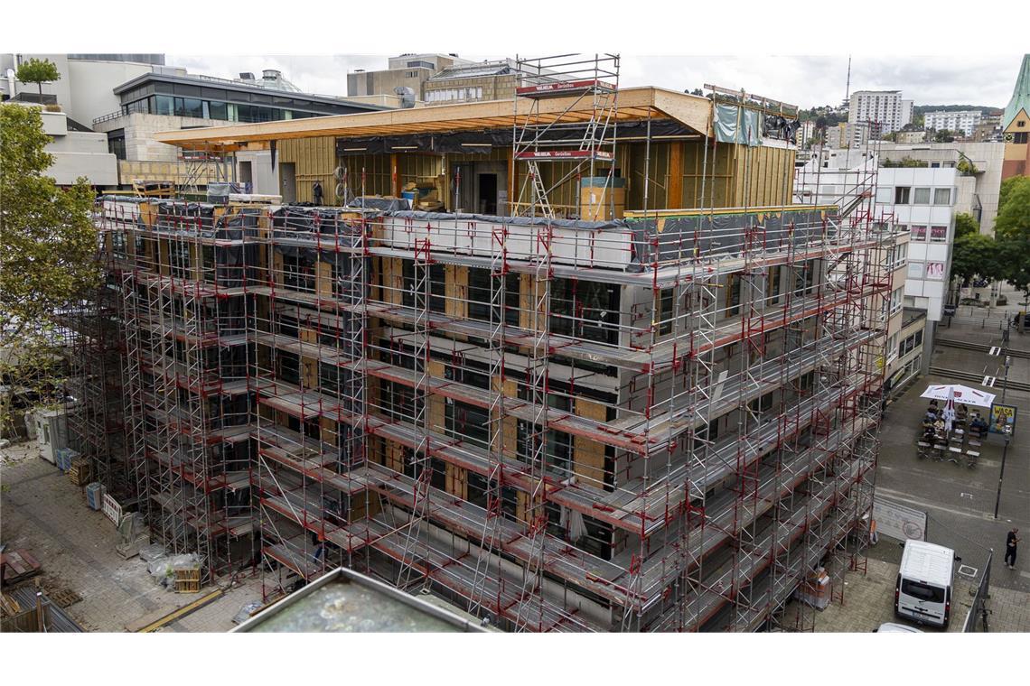 Langlebig und ressourcensparend – diese Stuttgarter Architektur schont die Umwelt Da Teile des Gebäudes erhalten bleiben, wird viel CO2 beim Umbau gespart.