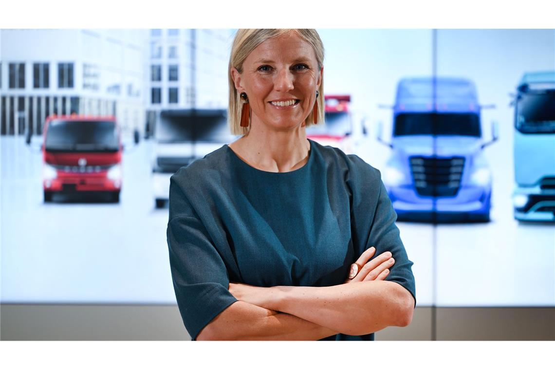 Daimler-Truck-Chefin Karin Rådström: Herausforderndes Geschäftsumfeld. (Archivbild)