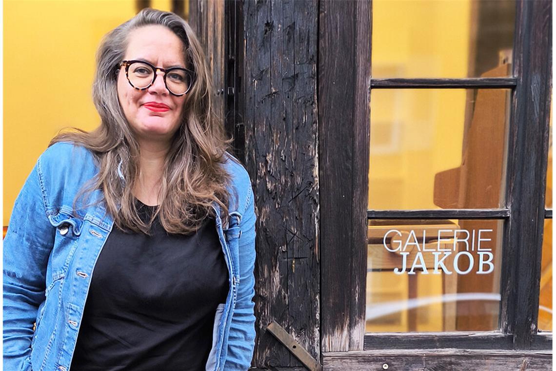 Dajana Eisele führt die einstige Galerie Wiedmann jetzt als Galerie Jakob.