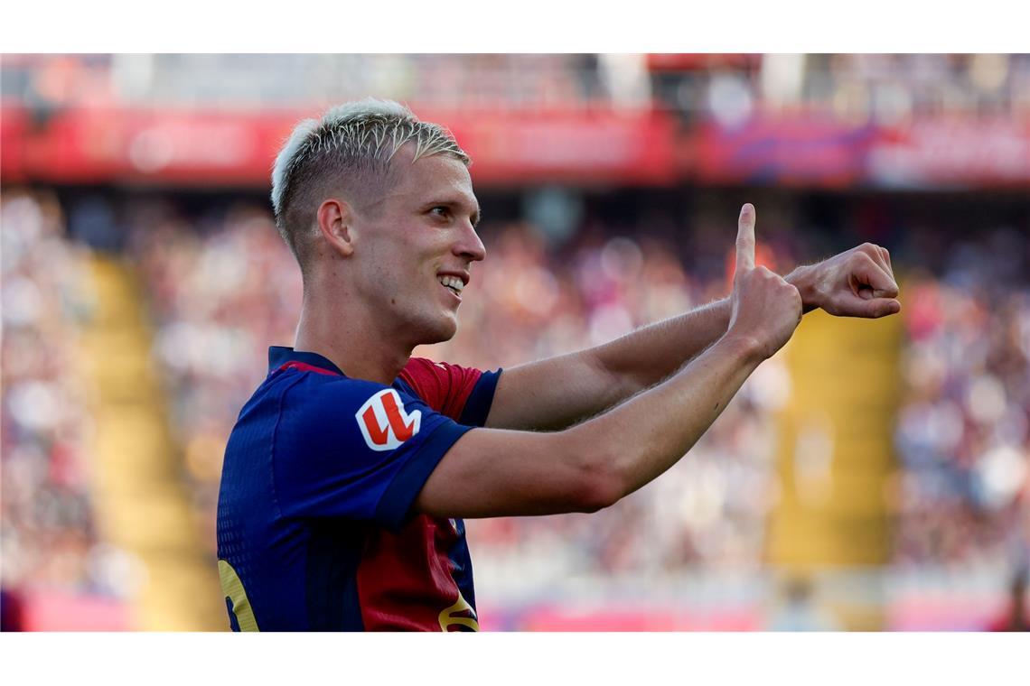 Olmo darf bei Barça ab Sonntag im Supercup wieder spielen Dani Olmo darf vorerst wieder spielen.