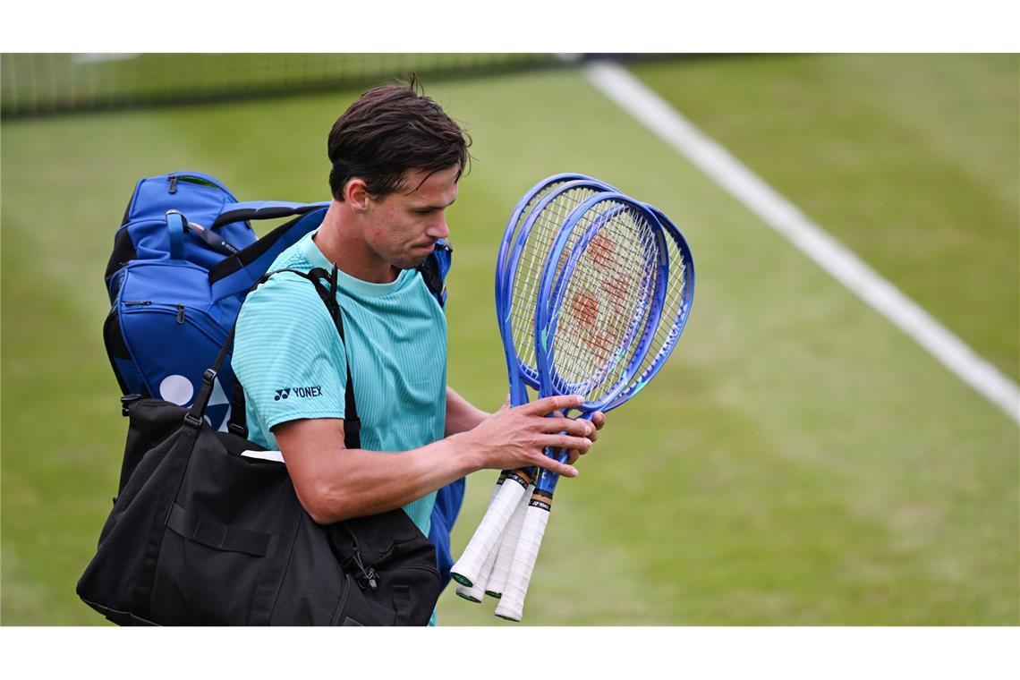 Daniel Altmaier ärgerte sich nach seinem Erstrunden-Aus in Stuttgart über das Verhalten seines Gegners Frances Tiafoe.