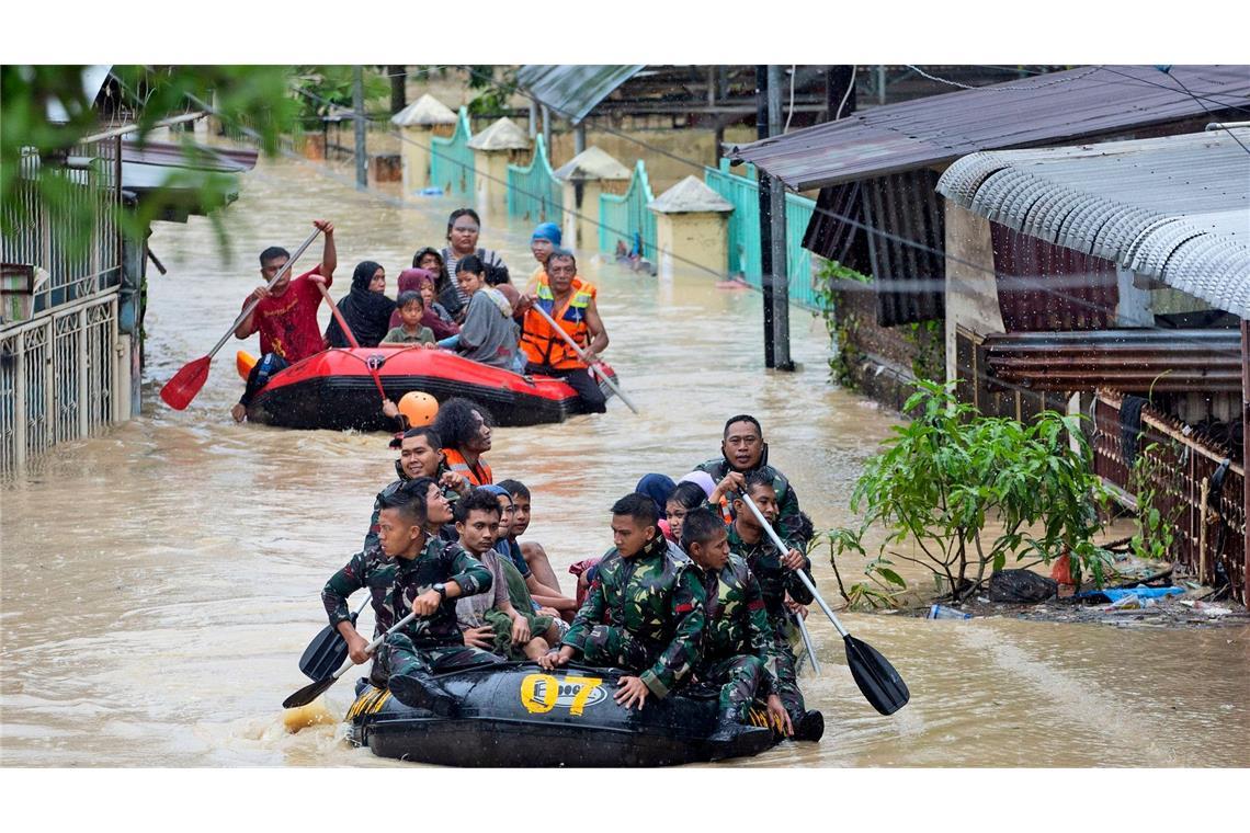 Nach Starkregen: 23 Tote bei Erdrutschen auf Sumatra Das Ausmaß der Schäden ist noch unklar.