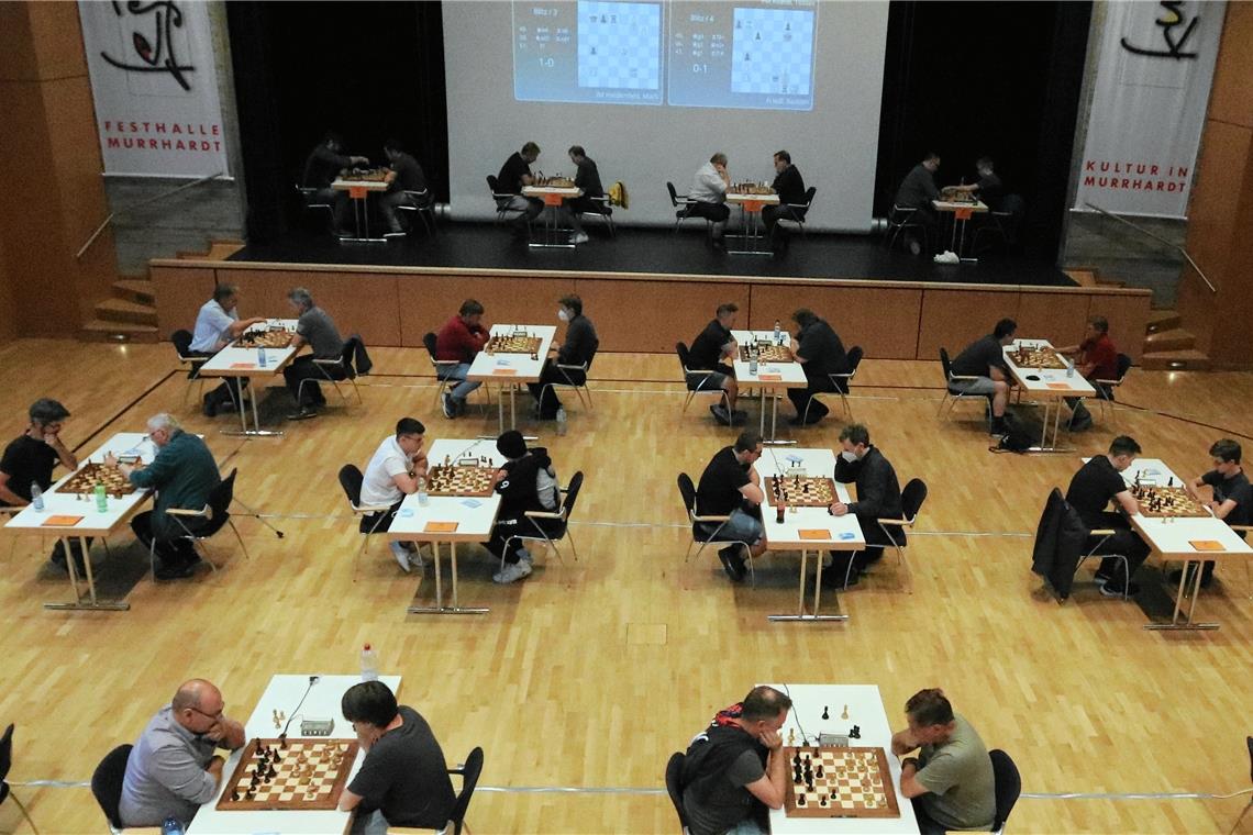 Das Blitzturnier mit insgesamt 32 Teilnehmern hat den Auftakt des Schachfestivals in Murrhardt gebildet. Foto: privat