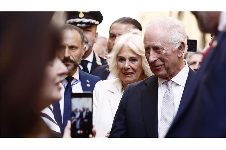 Das britische Königspaar befindet sich derzeit auf einem viertägigen Staatsbesuch in Italien.