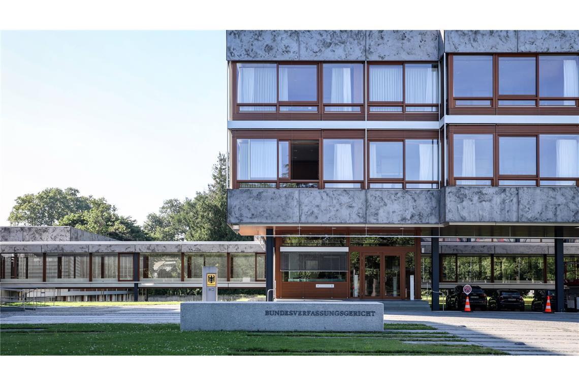 Das Bundesverfassungsgericht in Karlsruhe.
