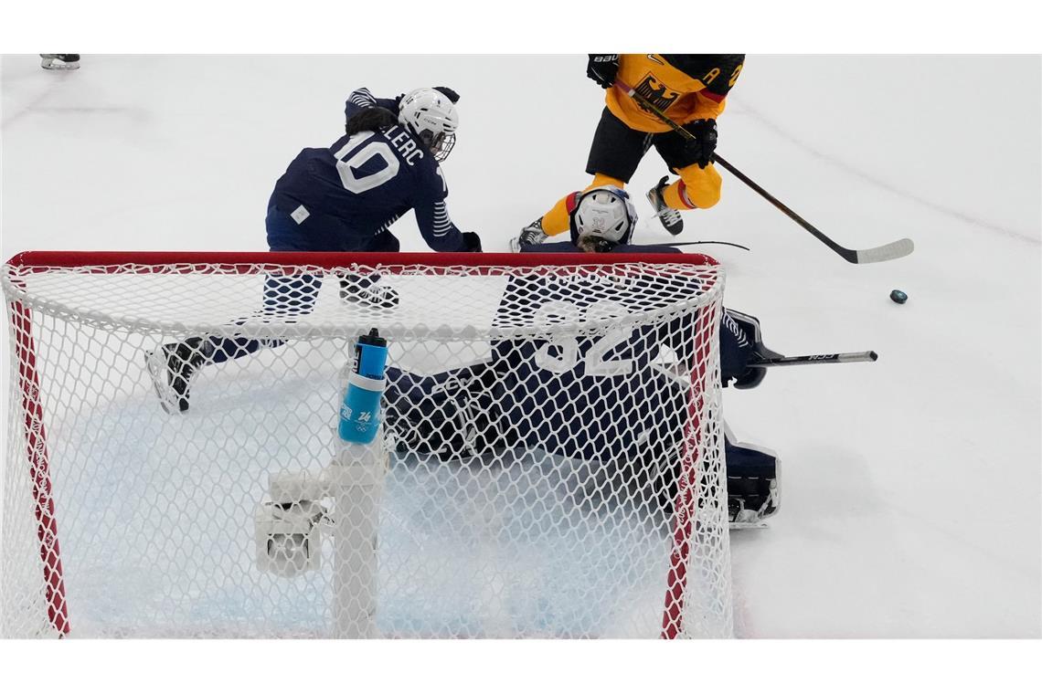 Das DEB-Team kam immer wieder gefährlich vors Tor.