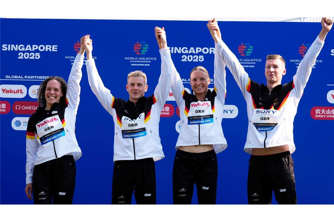 Das deutsche Team hat Grund zur Freude.