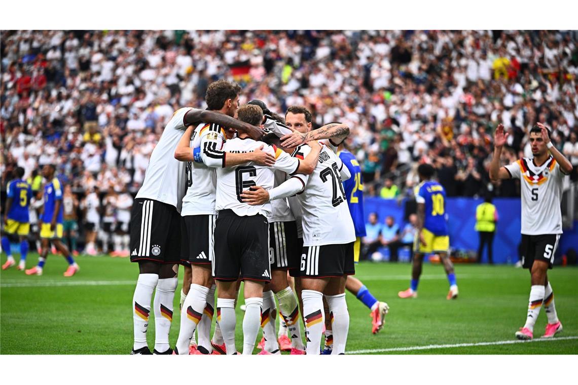 Das deutsche Team setzte sich souverän gegen Außenseiter Curaçao durch.