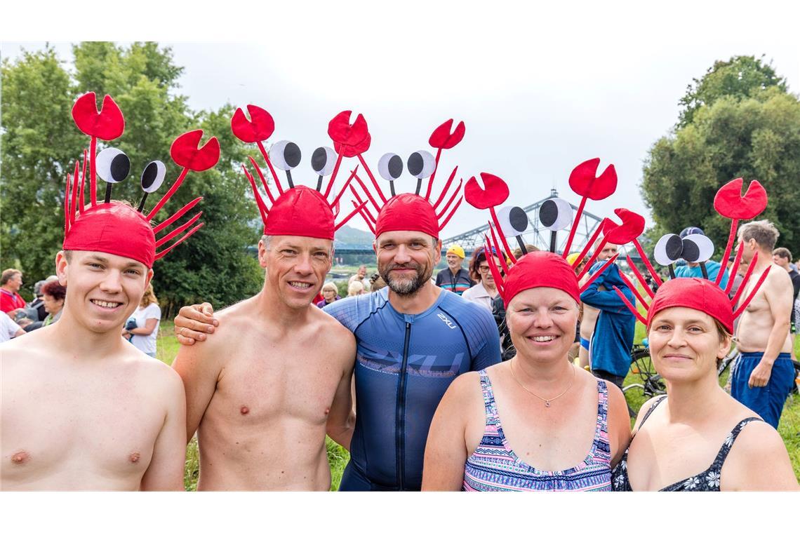 Das Elbeschwimmen wird immer beliebter.