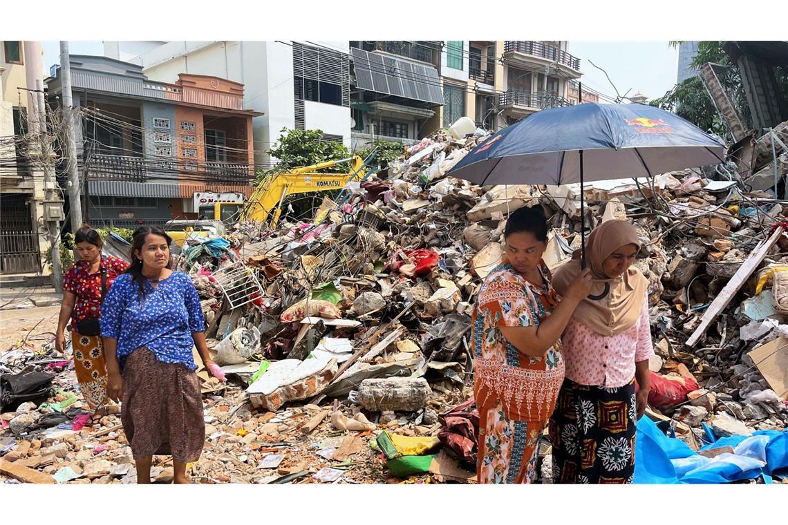 Zahl der Toten nach Erdbeben in Myanmar steigt auf über 3300 Das Erdbeben hat viele Teile des Landes zerstört.