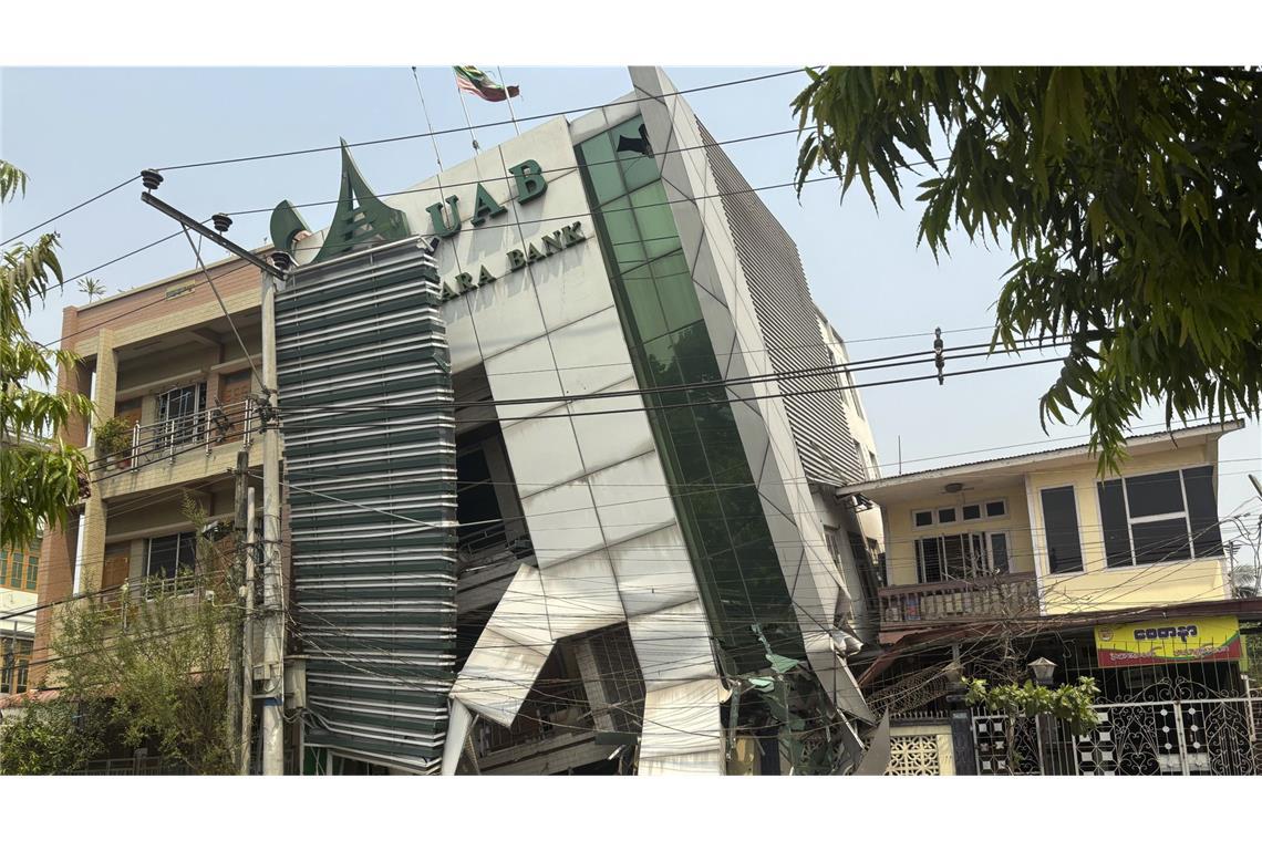 Myanmar-Beben: Spannung baute sich womöglich 200 Jahre auf Das Erdbeben in Myanmar hat groß Verwüstung hinterlassen.