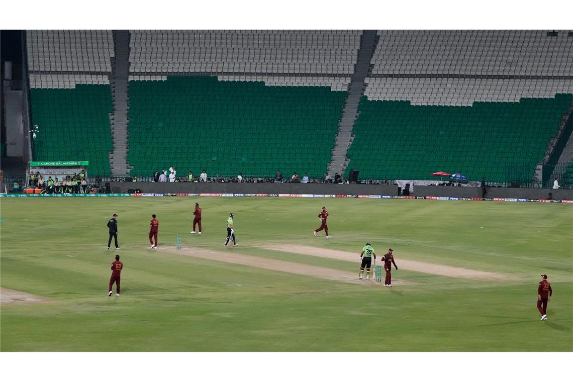 Das Eröffnungsspiel in Lahore findet ohne Publikum statt.