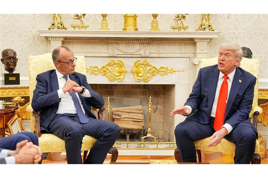 Worum es beim G7-Gipfel in Kanada geht Das erste Gespräch zwischen Trump und Merz ist harmonisch verlaufen. Jetzt sehen sie sich in größerer Runde in Kanada wieder. (Archivbild)
