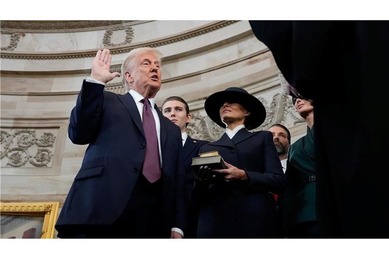 Das erste Jahr seiner zweiten Amtszeit hat Trump hinter sich gebracht. (Archivbild)