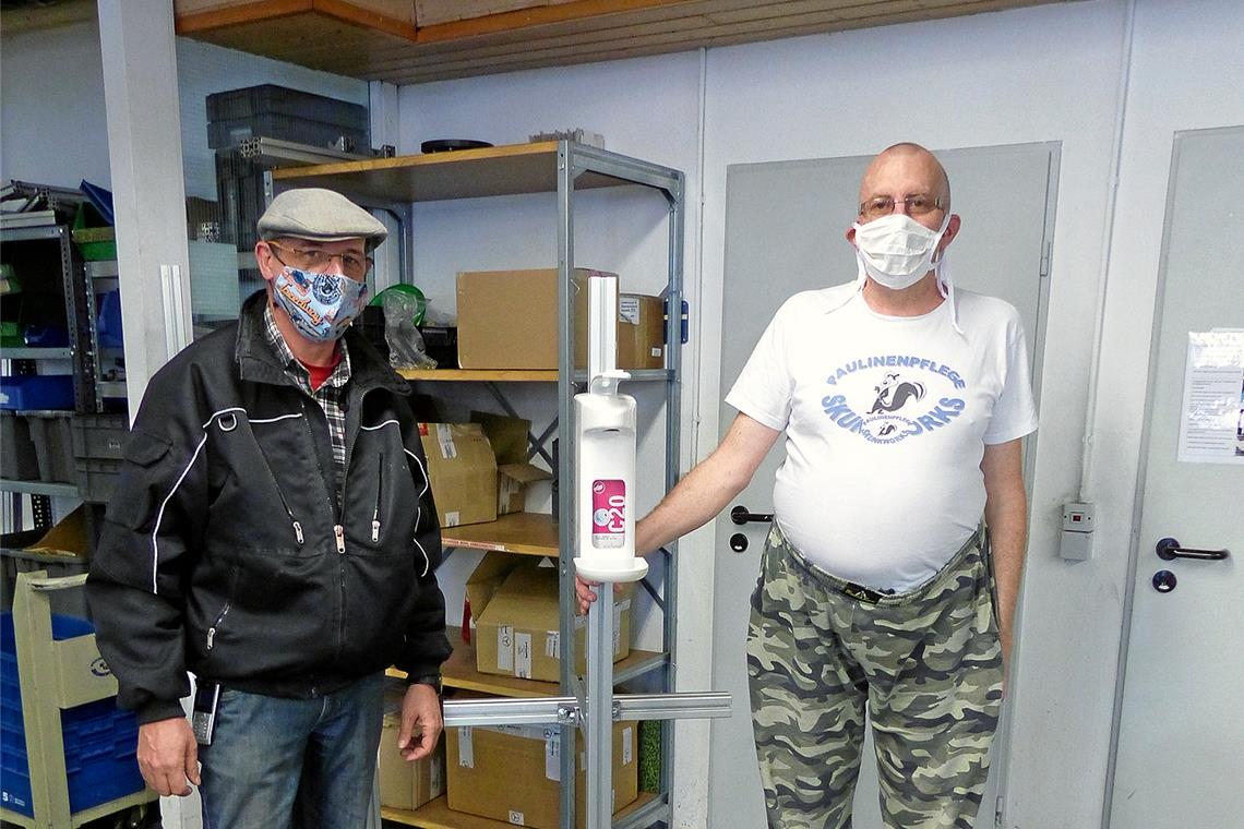 Aufbruch- statt Krisenstimmung Das Erste, was Mitarbeiter machen, wenn sie kommen, ist, sich die Hände zu desinfizieren.