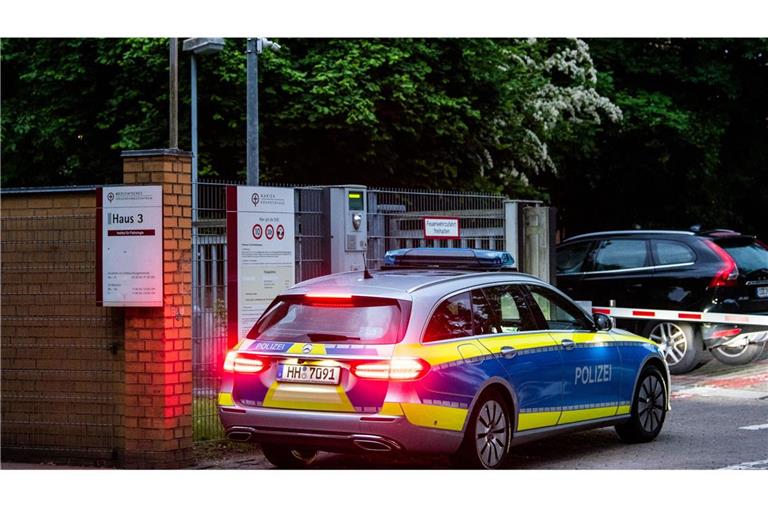 Das Feuer war in einem Hamburger Krankenhaus ausgebrochen.