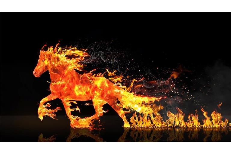 Das „Feuerpferd“ oder „Feuer-Pferd“ ist in China das Symbol des Jahres 2026.