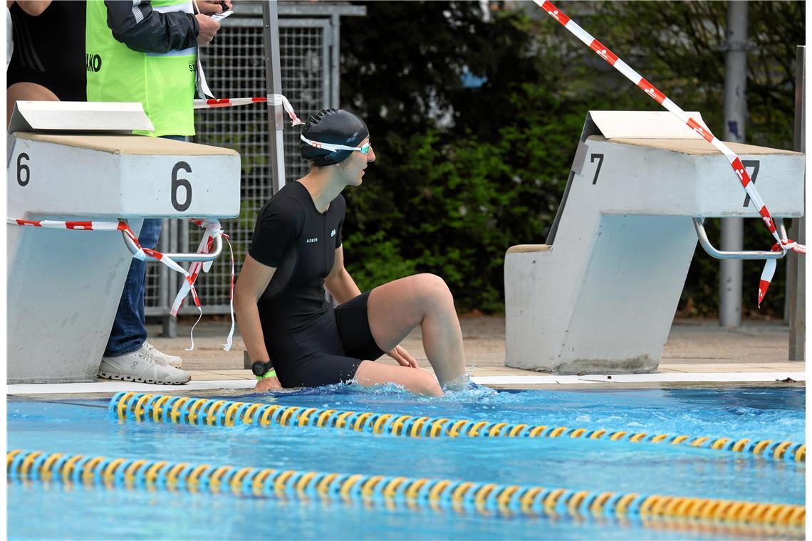 Das Freibad, das an diesem Montag für alle Wasserratten öffnet, steht vorab den ...