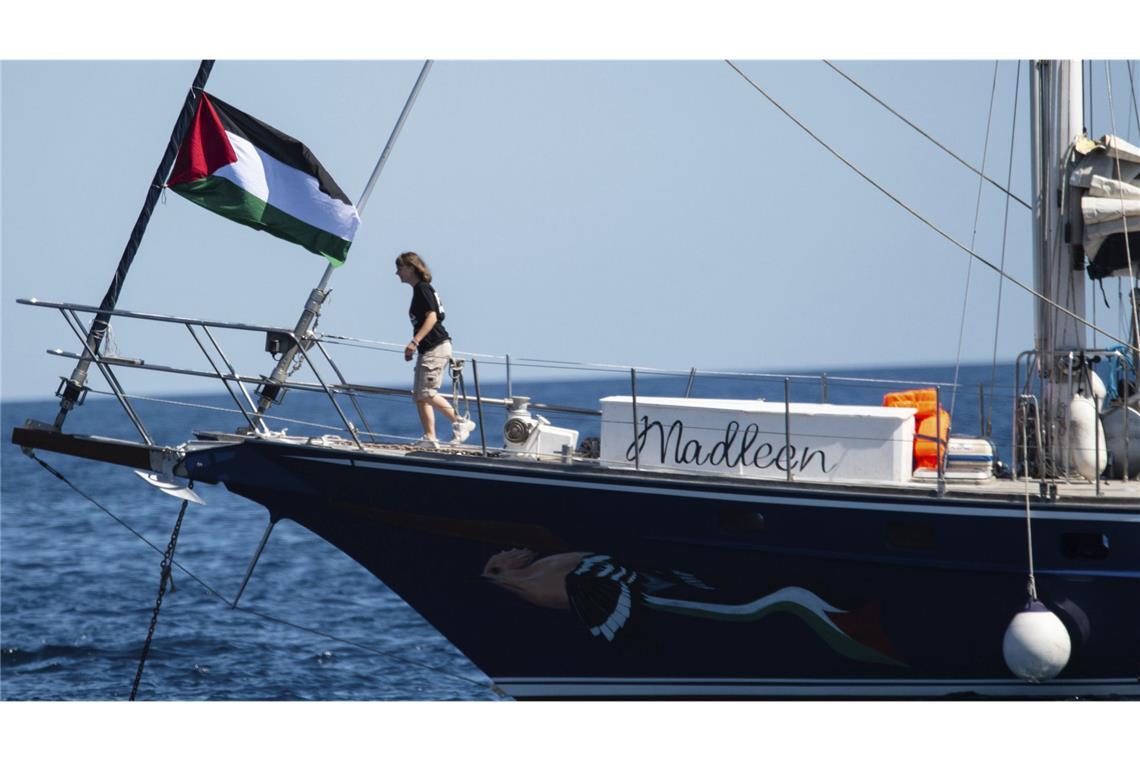 „Madleen“ im Hafen von Aschdod angekommen Das Gaza-Solidaritätsschiff mit Greta Thunberg an Bord ist nach Medienberichten in der israelischen Hafenstadt Aschdod eingelaufen (Archivfoto).