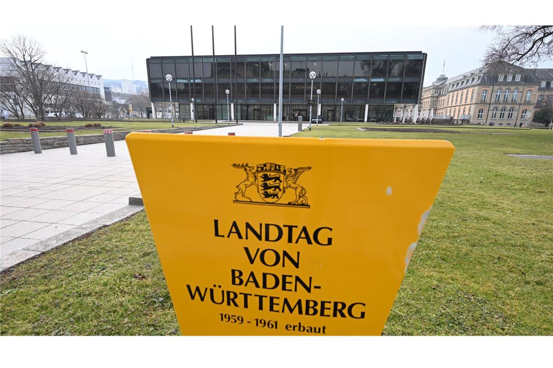 Das Gebäudes des Landtags von Baden-Württemberg.