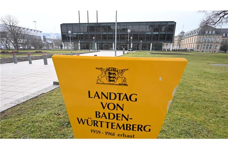 Das Gebäudes des Landtags von Baden-Württemberg.