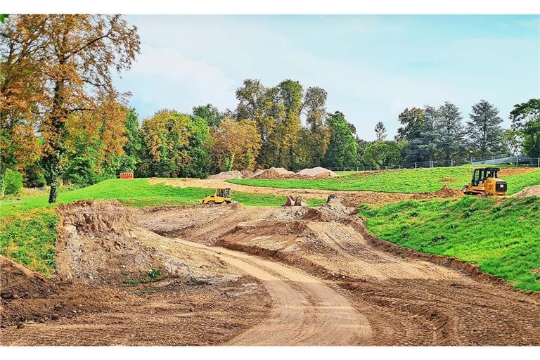 Das Gelände rund um die Villa Berg wird neu gestaltet.