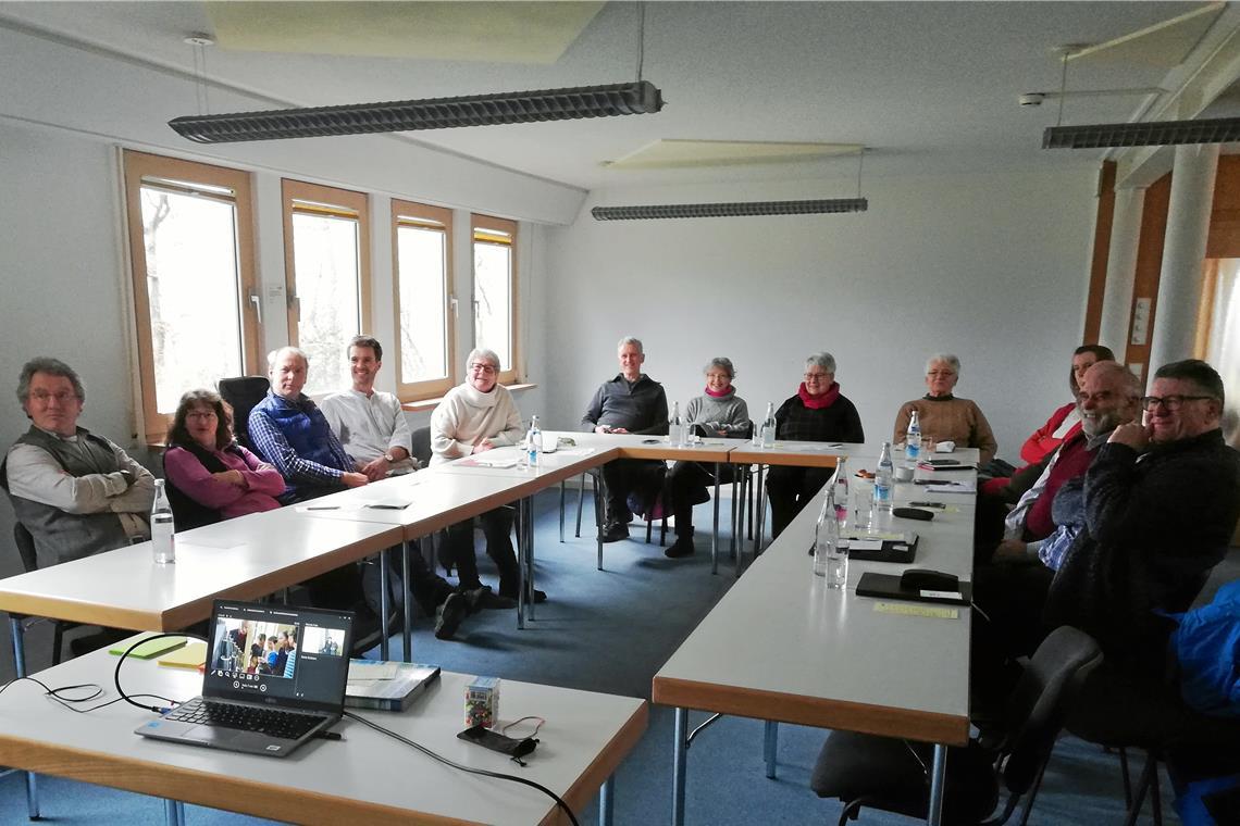 Kirchengemeinderat zieht Bilanz und sucht Verstärkung Das Gremium bei seiner Klausurtagung in Löwenstein. Foto: Kirchengemeinde Murrhardt