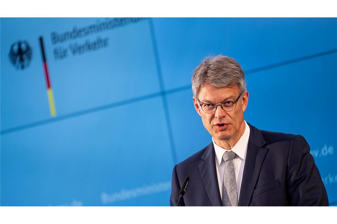 Das Haus von Bundesverkehrsminister Patrick Schnieder (CDU) verweist auf den noch nicht abgeschlossenen Meinungsbildungsprozess innerhalb der Regierung. (Archivfoto)