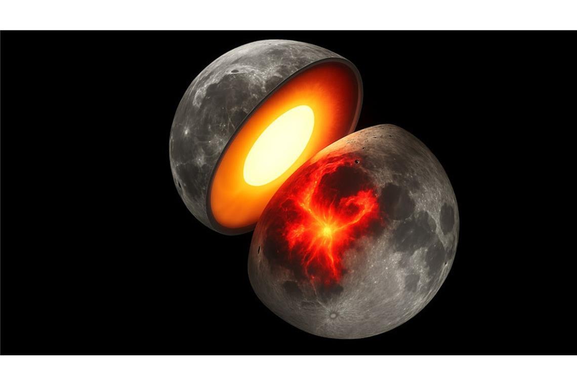 Das Innere des Mondes ist auf der uns zugewandten Seite weicher und wärmer als auf der Rückseite, wie neue Analysen enthüllen. Die Gründe dafür sind im Innern des Erdtrabanten zu finden.