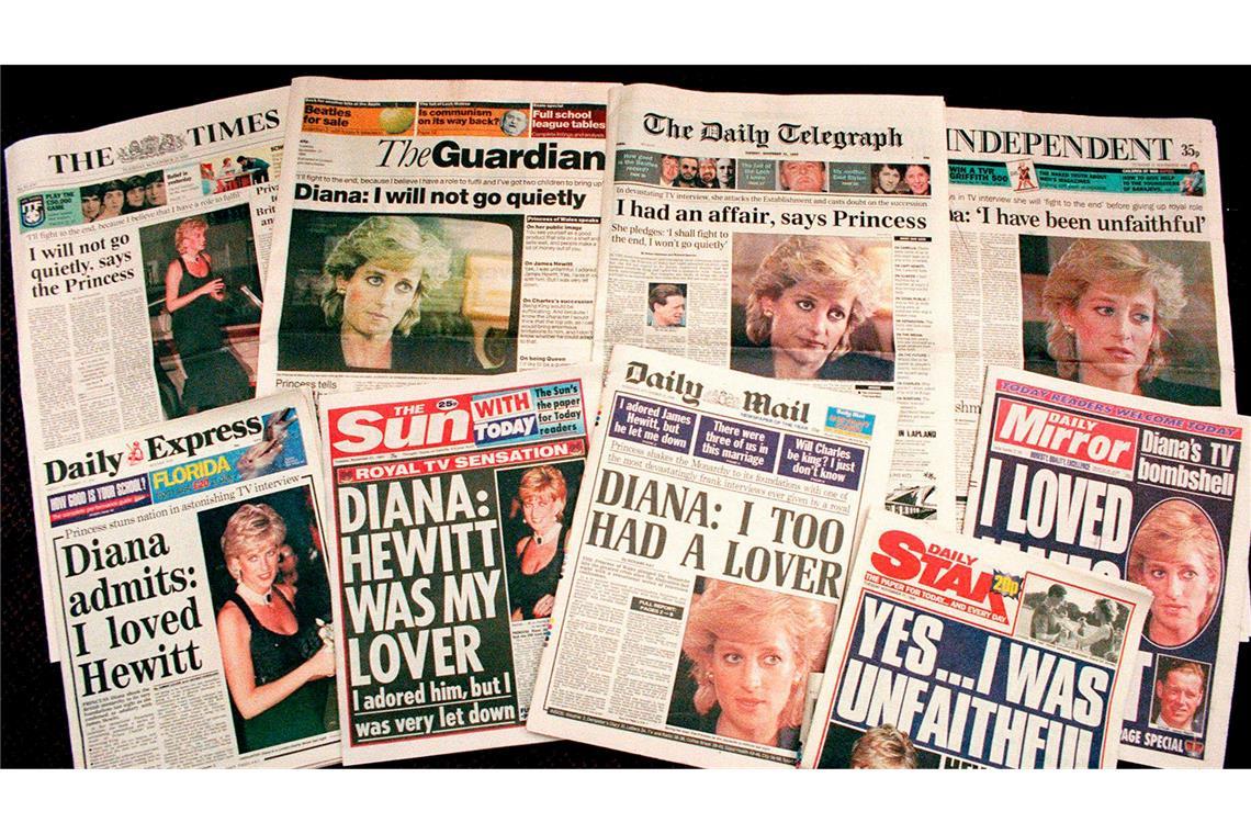 Das Interview beherrschte am Tag nach der Ausstrahlung die Titelseiten britischer Medien. (Archivbild)