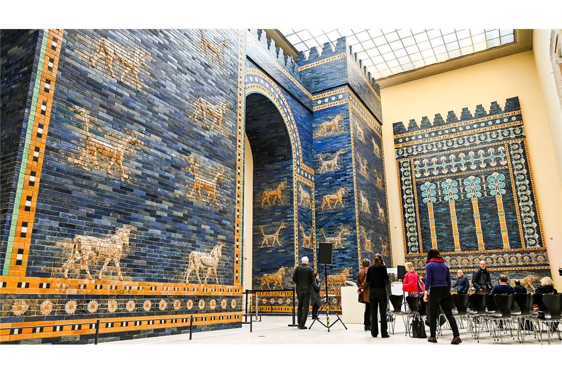Nur drei Tage offen: Tausende besuchen Pergamonmuseum Das Ischtar-Tor im Südflügel gehört zu den Architektur-Highlights des Pergamonmuseums. (Archivbild)