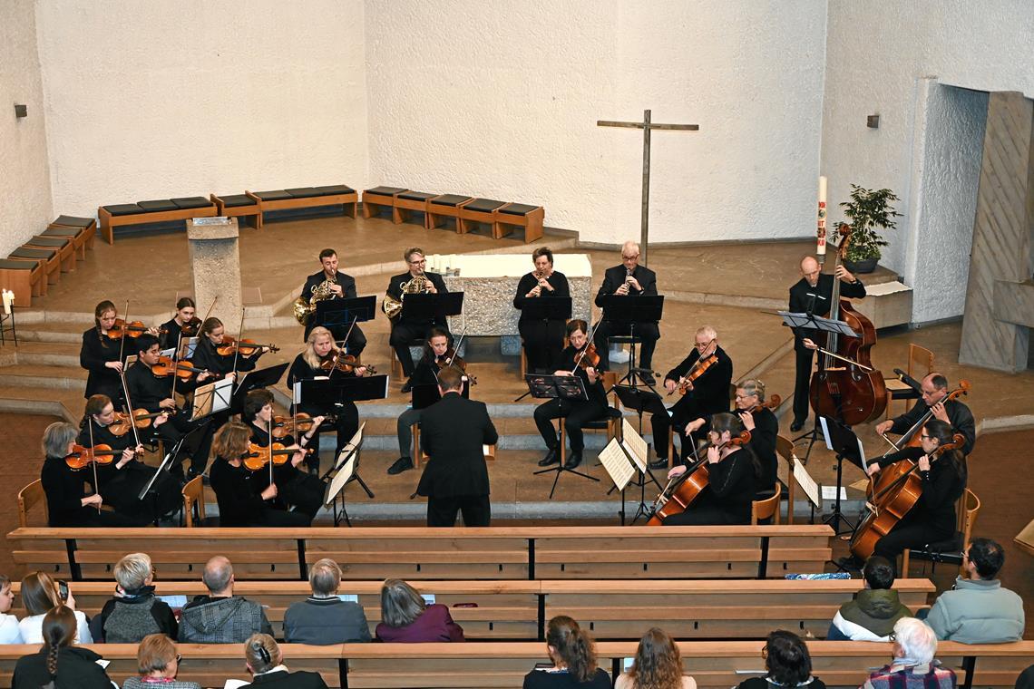 Große Emotionen und fein ausgearbeitete Klangfarben Das Kammerorchester hat für das Konzert Klassikjuwelen von Wolfgang Amadeus Mozart und Joseph Haydn einstudiert. Foto: Elisabeth Klaper