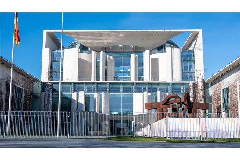 Das Kanzleramt wurde beschmiert (Archivbild).