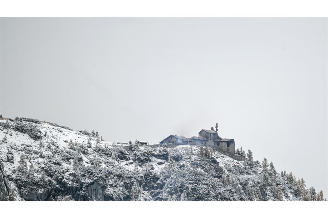 Das Kehlsteinhaus wurde durch den Brand schwer zerstört. 