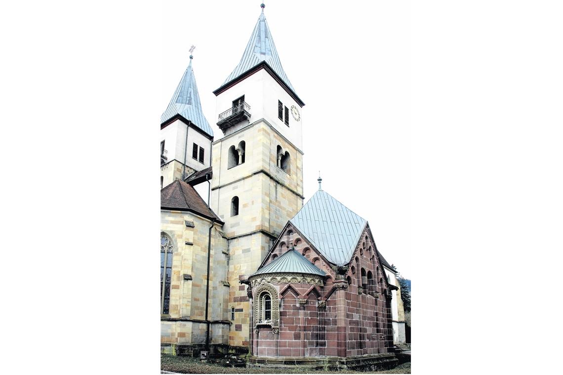 Das Kleinod: Die Walterichskapelle an der Stadtkirche mit ihren rötlichen Steinen.