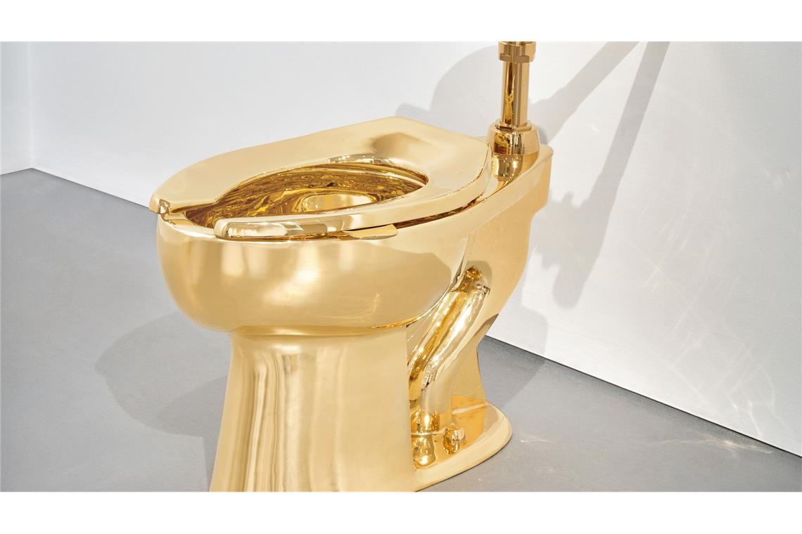 Das Klo ist voll funktionsfähig.