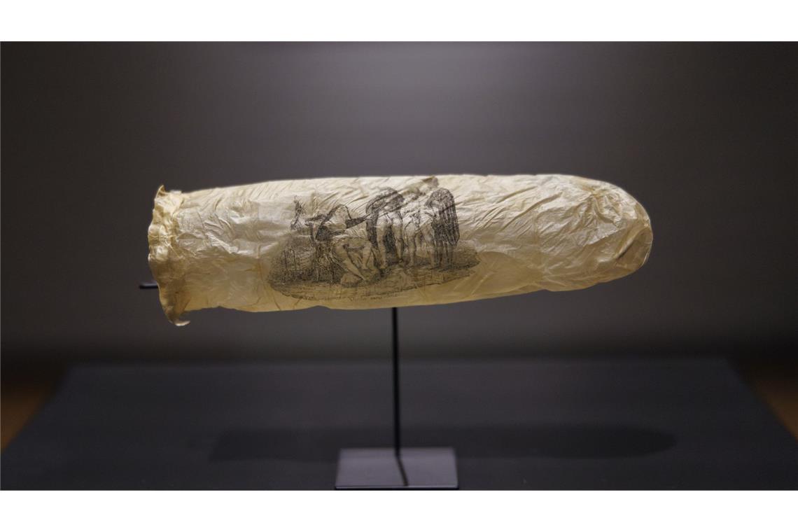 Museum zeigt 200 Jahre altes Kondom Das Kondom ist 200 Jahre alt.
