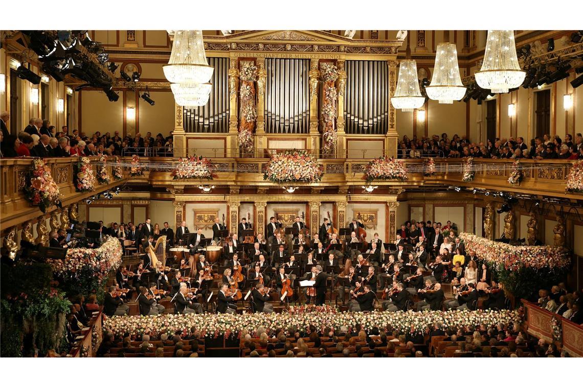 Neujahrskonzert als Verneigung vor "Walzerkönig" Strauss Das Konzert im Goldenen Saal des Wiener Musikvereins steht ganz im Zeichen von Johann Strauss. (Foto: Handout)
