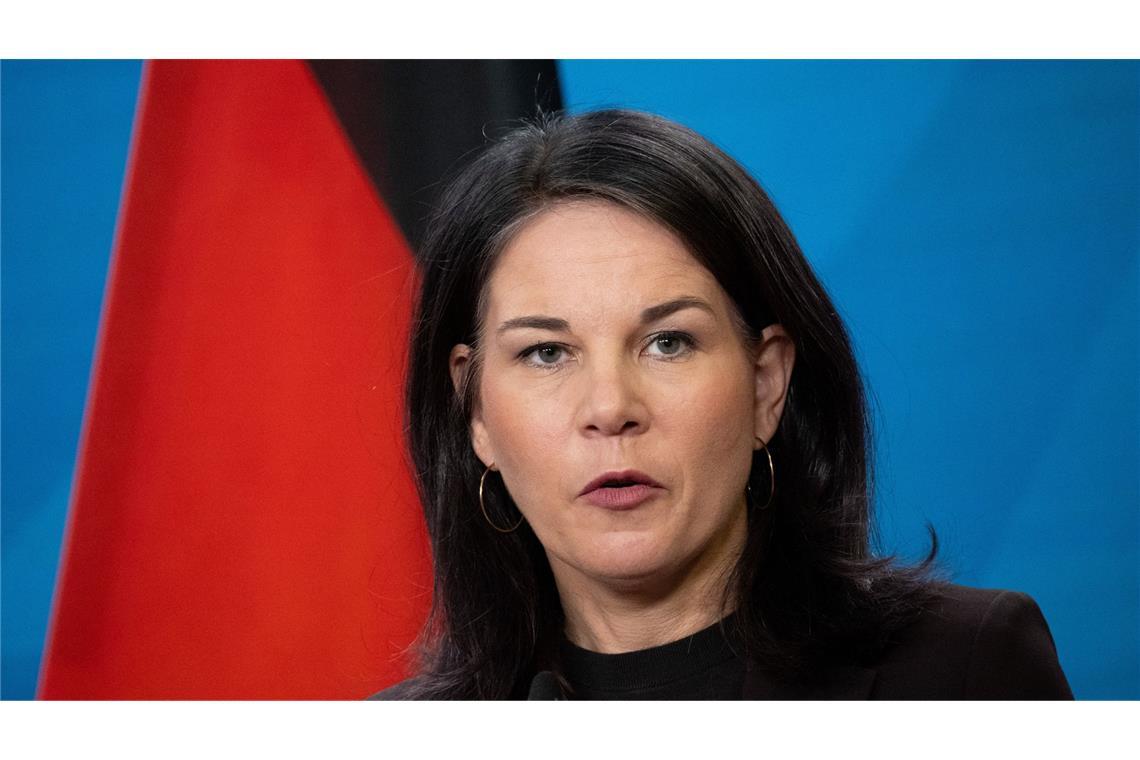 Baerbock ruft zum Schutz von Minderheiten in Syrien auf Das Land darf jetzt nicht in die Hände anderer Radikaler fallen – egal in welchem Gewand“, sagt Außenministerin Annalena Baerbock. (Archivbild)